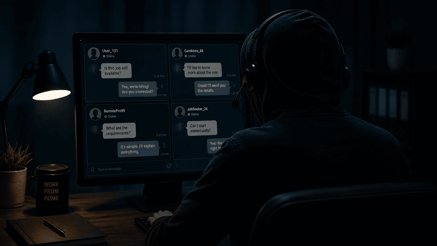remote job scam